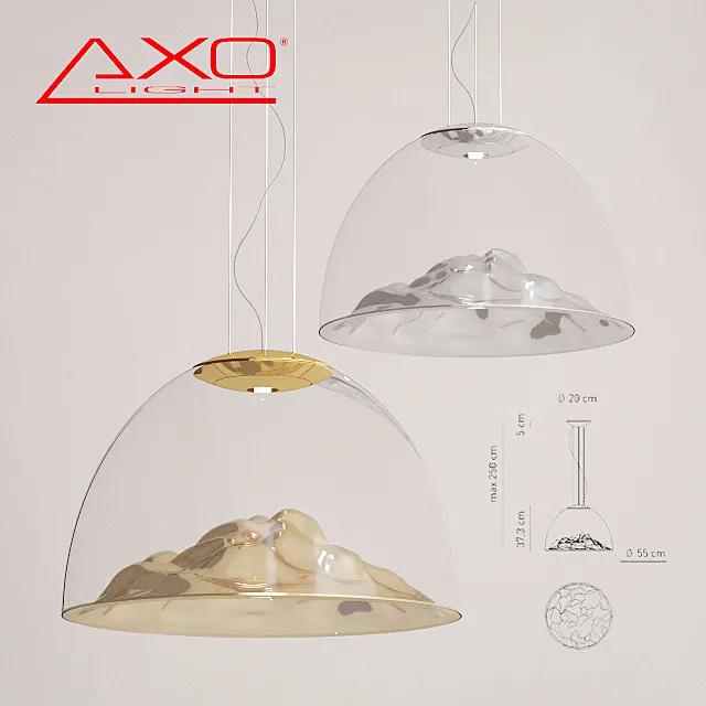 Lamp Axo Light Mountain View 3DModel
