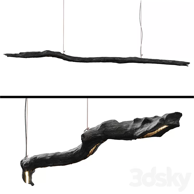 Lamp burning ego 3D Model