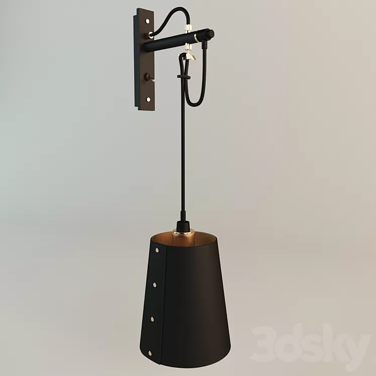 Lamp Buster Punch Wall Hooked Nude 3D Model