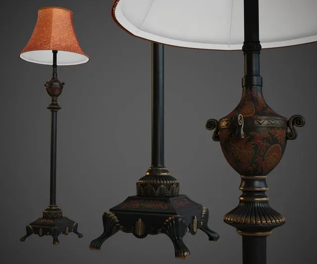 LAMP CHIARO VERSACE 3D Model