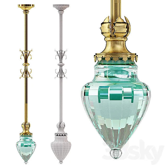 Lamp classic 01 3D Model