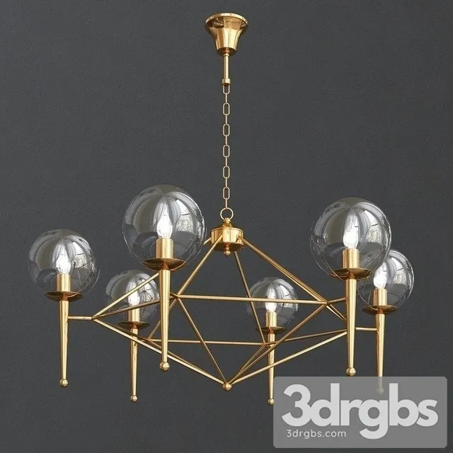 Lamp Droplight Postmodern Art 3D Model Download