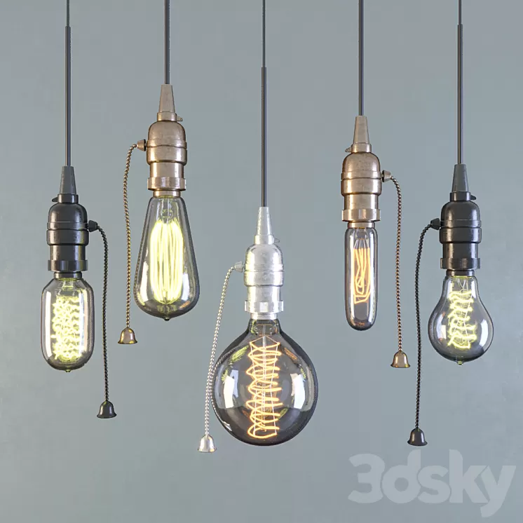 Lamp Edison Set 2