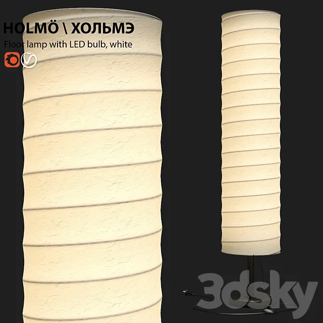 Lamp floor Floor lamp IKEA HOLME 3D Model