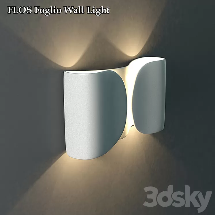Lamp Flos Foglio Wall Light 3D Model