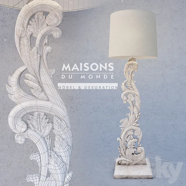 Lamp Lamp sculpture celestine 3DModel