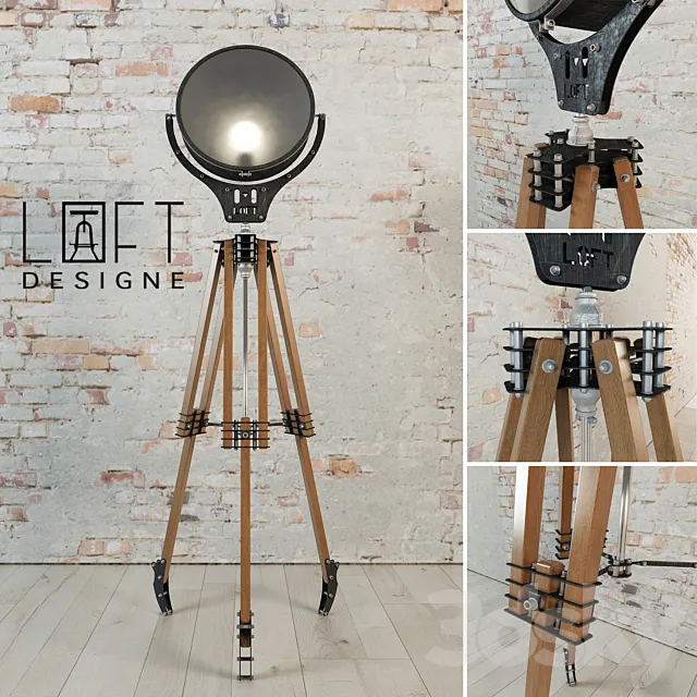 Lamp Loft Design_7500 model 3D Model