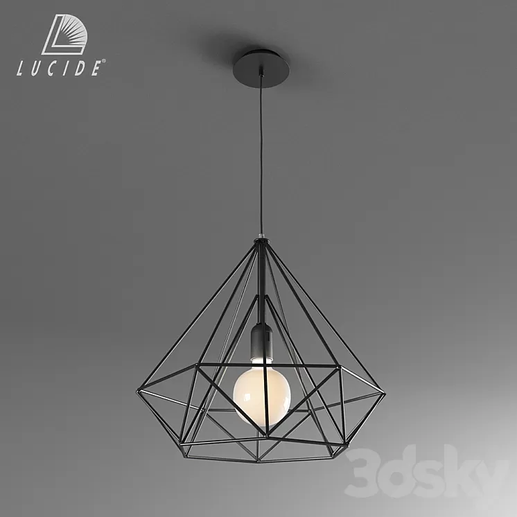 Lamp Lucide Ricky Pendant 3D Model