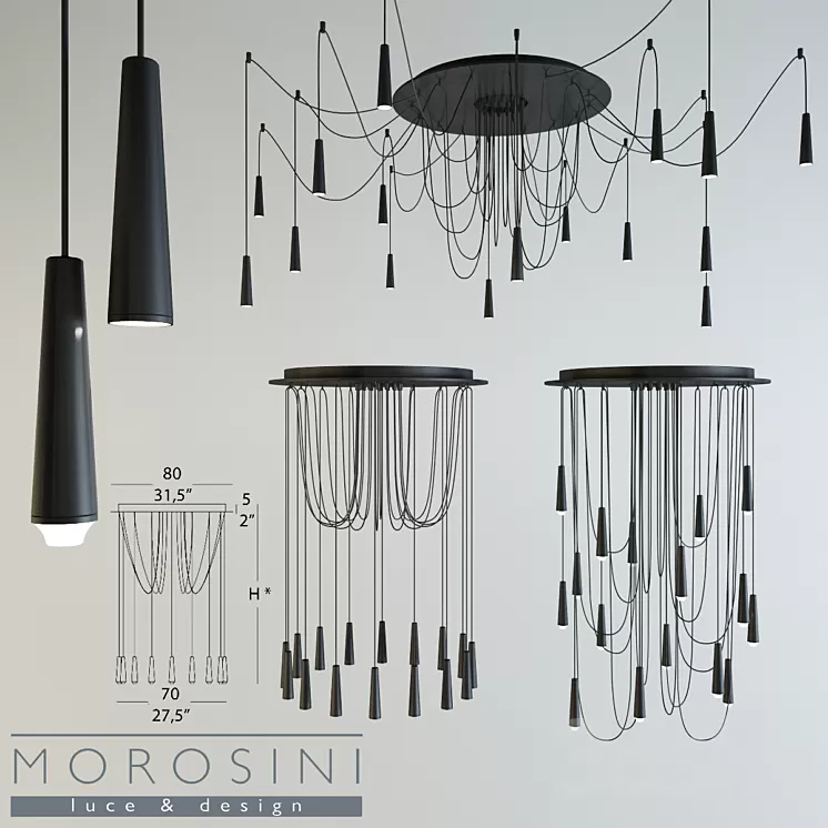 Lamp Morosini Santral LA16 3D Model