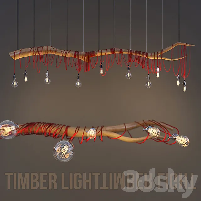 Lamp on a log Free Download