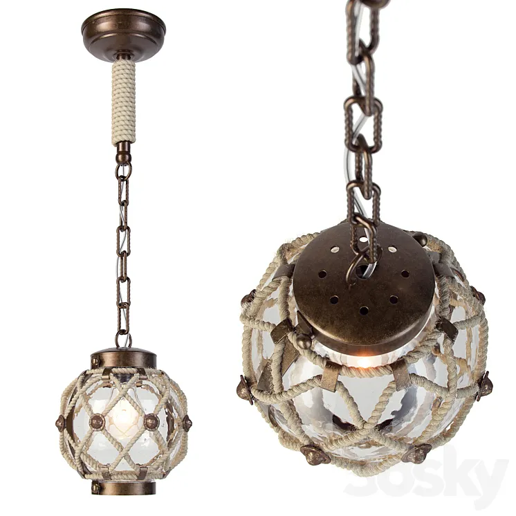 Lamp ropes 3D Model Free