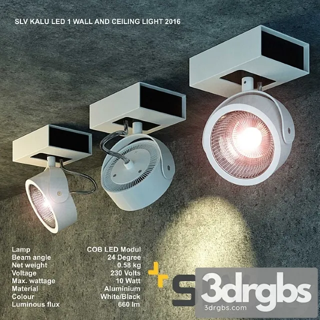 Lamp slv kalu led 1 3D Model Free