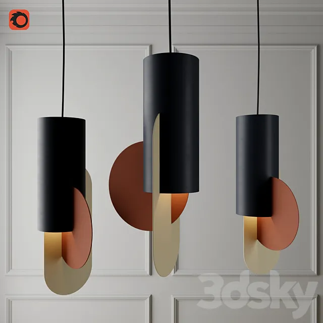 Lamp Suprematic Three CS1 3DModel