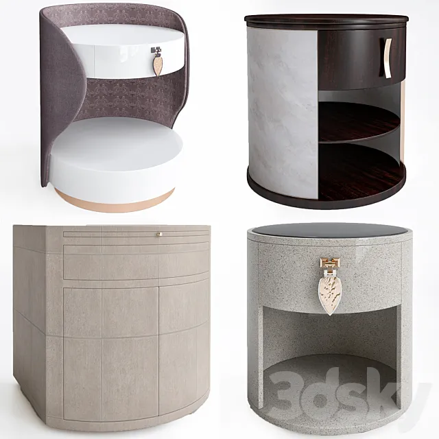 Lamp table collections 3D Model