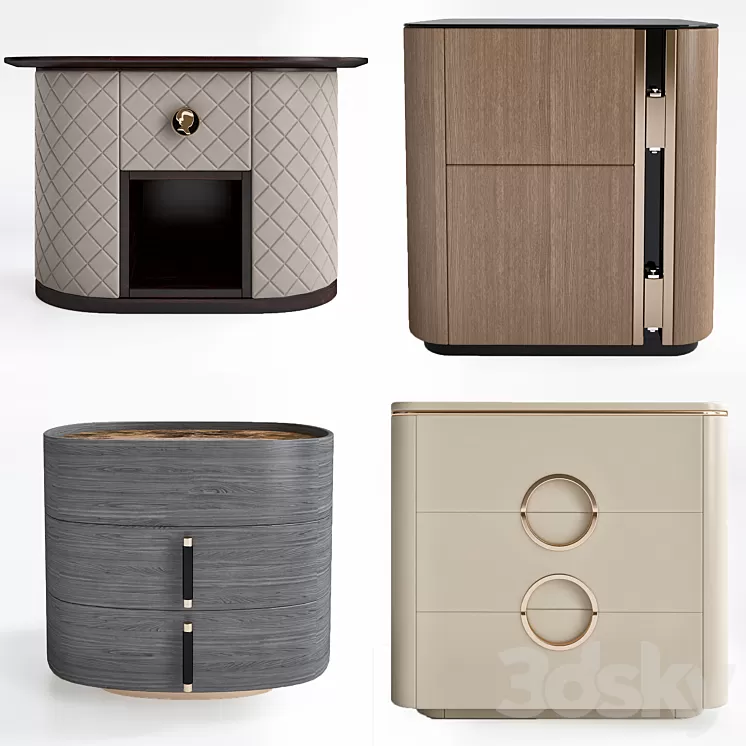 Lamp table collections 3D Model