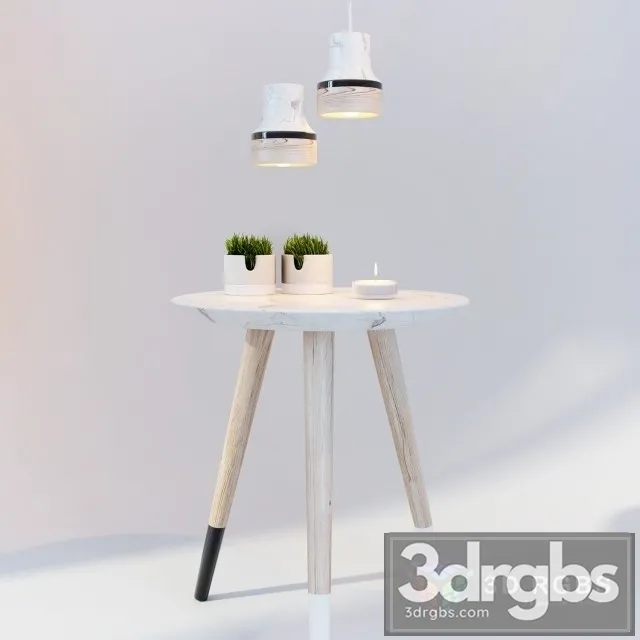 Lamp Table Decor Dodo 3D Model Free