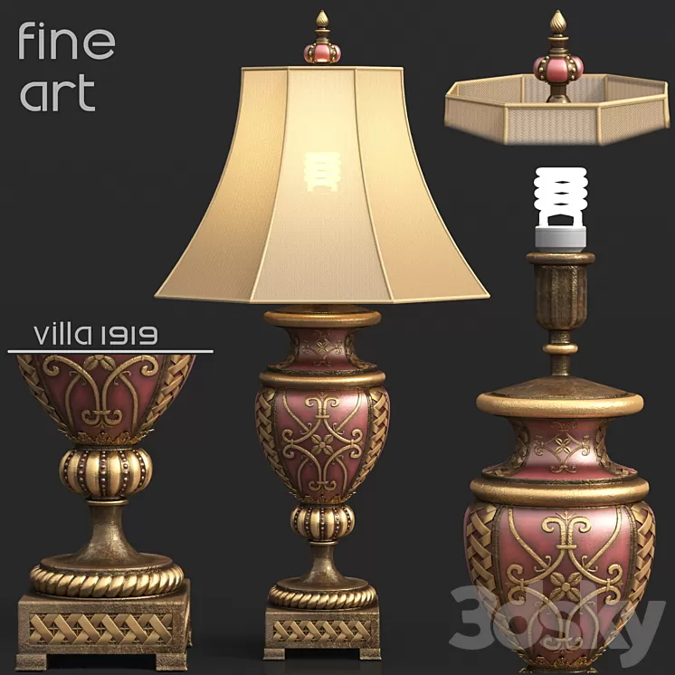 Lamp Villa in 1919 from the Fine Art 3D Model