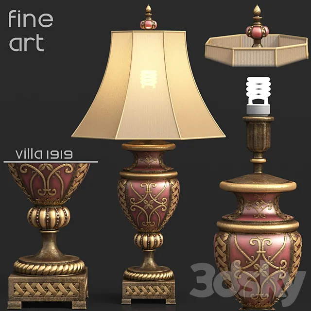 Lamp Villa in 1919 from the Fine Art 3DModel