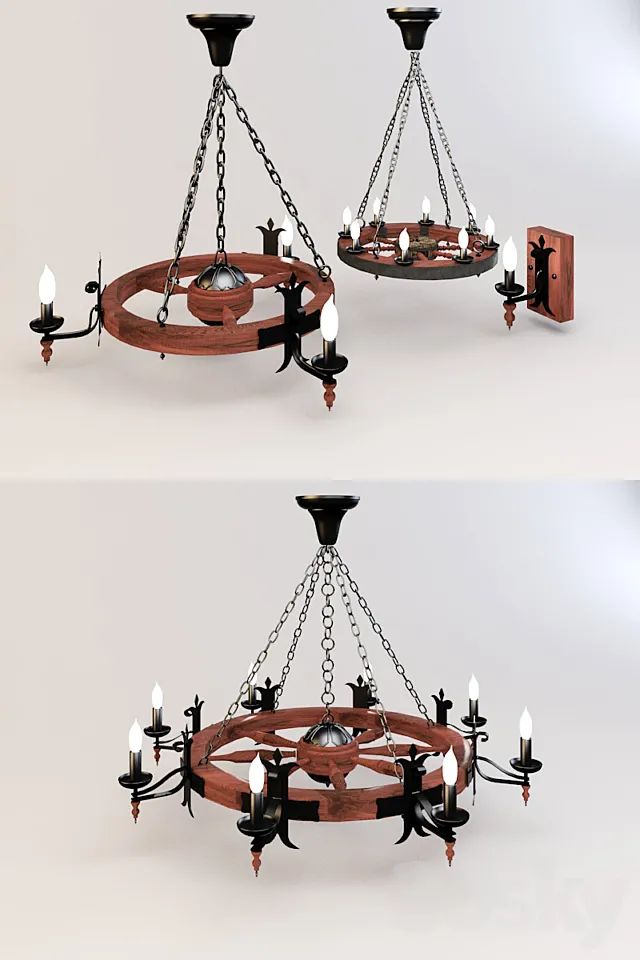 Lamp_Koleso 3DModel