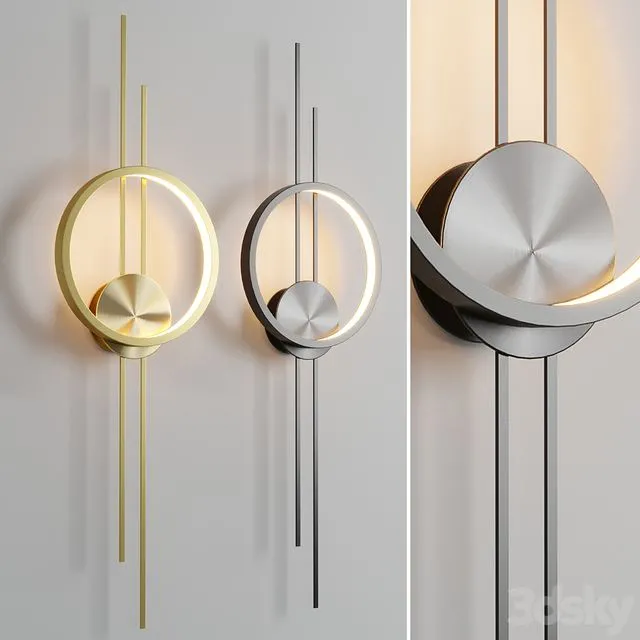 Lampatron action LED wall lamp 3D Model