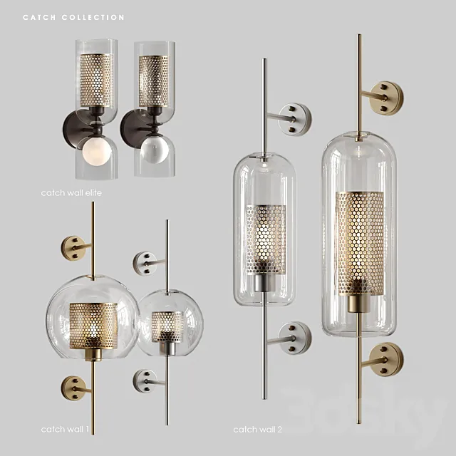 Lampatron Catch Wall Collection 3D Model