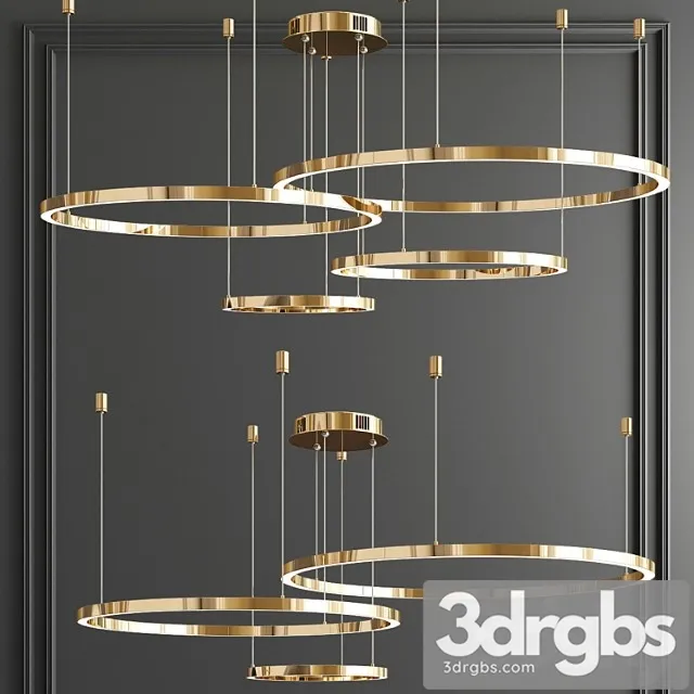Lampatron Cruise Ring Chandelier 3D Model Free