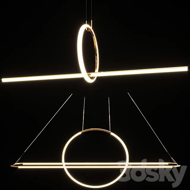 Lampatron EPSILON & DAGRUNG Pendant Light 3D Model