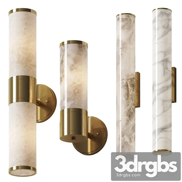 Lampatron Marble and Prisca Wall Lamps Set 3D Model Free