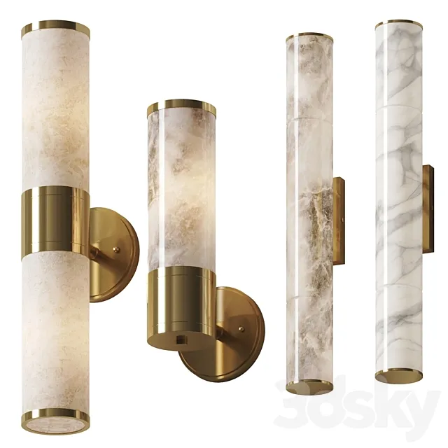 Lampatron Marble and Prisca - Wall Lamps Set 3D Model