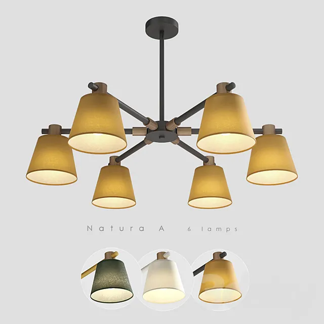 Lampatron Natura A 6 lamps 3DModel