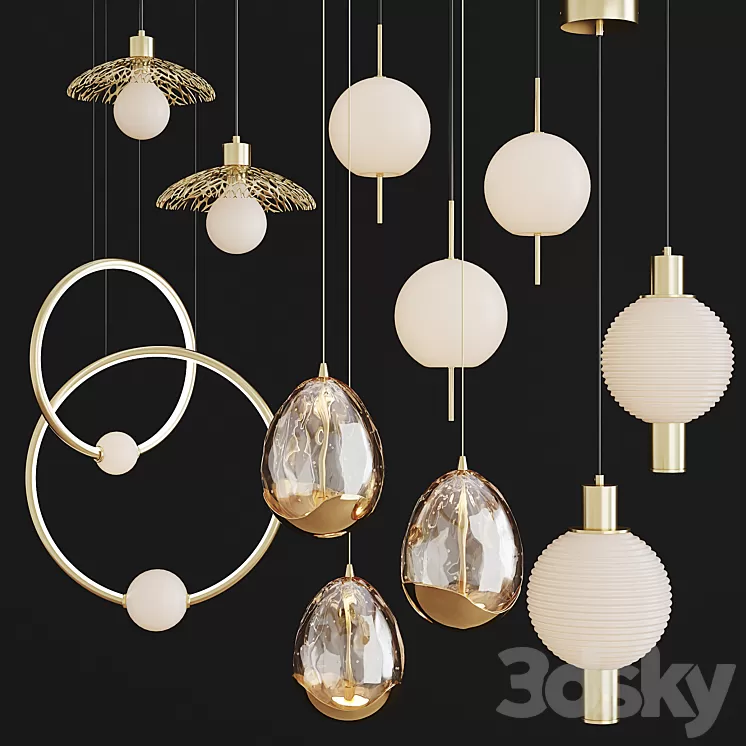 Lampatron pendant set 2 3D Model