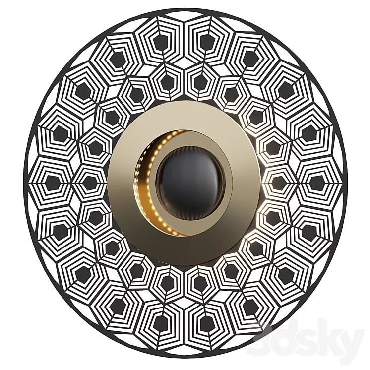 lampatron PLANCHET A sconce 3D Model