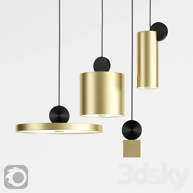 Lampatron sheen chandelier 3D Model