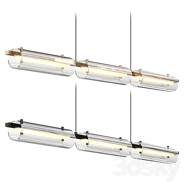 Lampatron SIMER LONG pendant light 3D Model