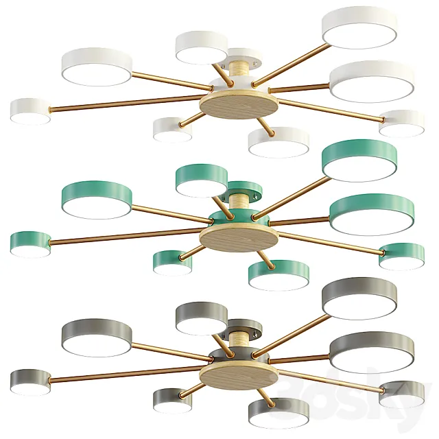 Lampatron TIDEN chandelier 3D Model