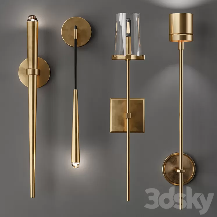 Lampatron wall light collection \ Del witten stylus 3D Model