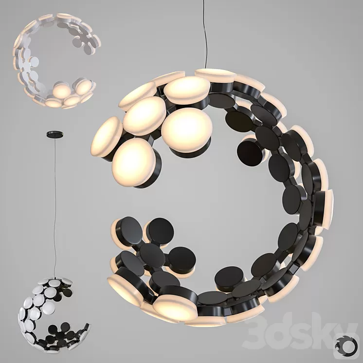 Lampatron_art.luna01 (black_white) 3D Model