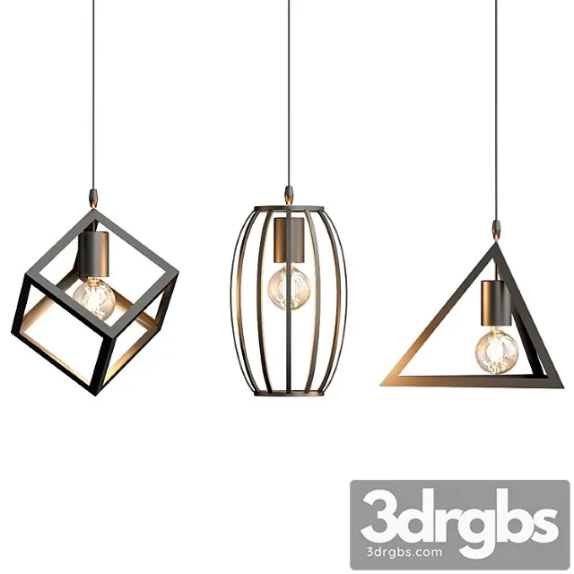 Lampe Black Retro Pendant Free Download