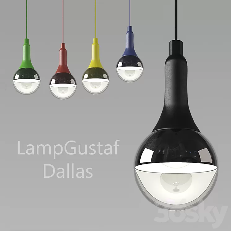 LampGustaf Dallas 3D Model