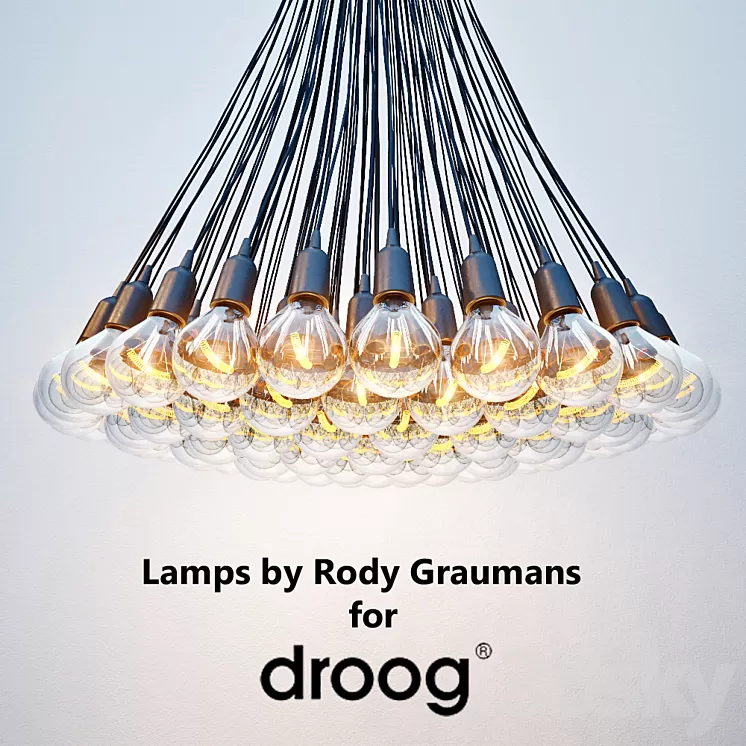 Lamps by Rody Graumans for droog 3D Model