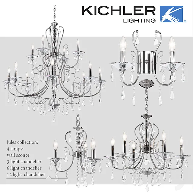 Lamps Kichler Jules collection 3DModel