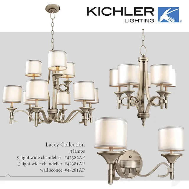 Lamps Kichler Lacey Collection 3DModel