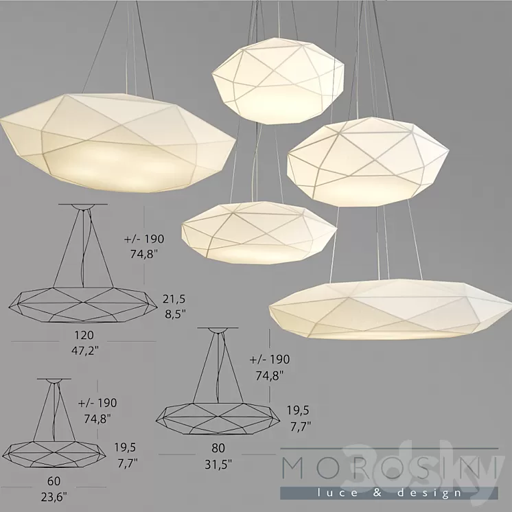 Lamps Morosini Diamond 3D Model