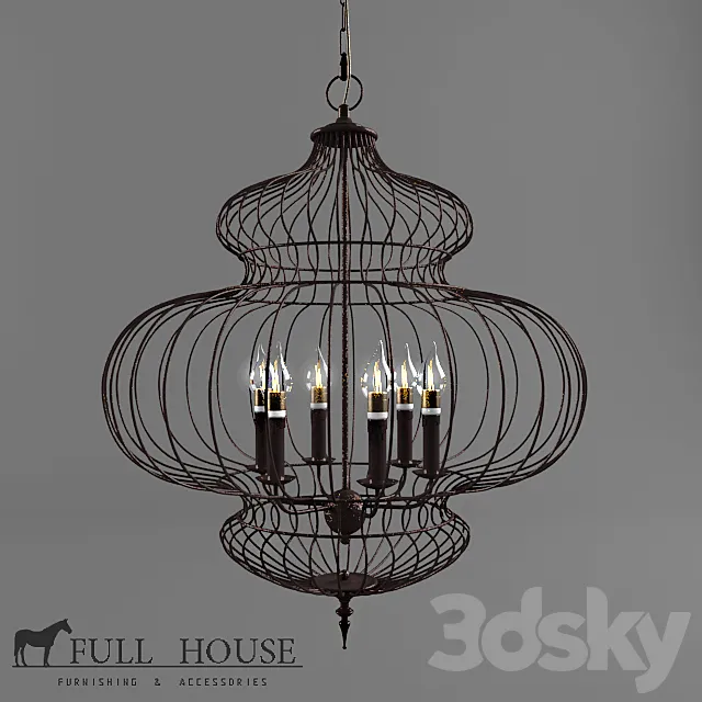 Lamps suspended Full House 3DModel
