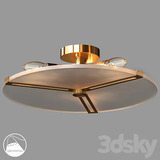 LampsShop.com L1656 Chandelier Quiet Light 3D Model