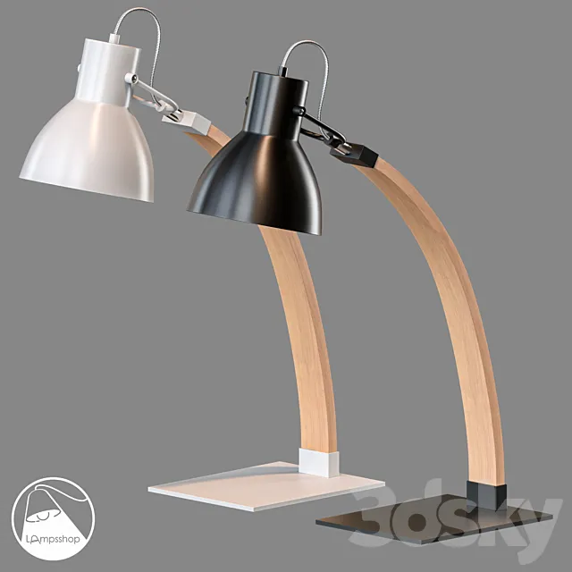 LampsShop.com NL5140a Table Lamp Ascolt 3D Model