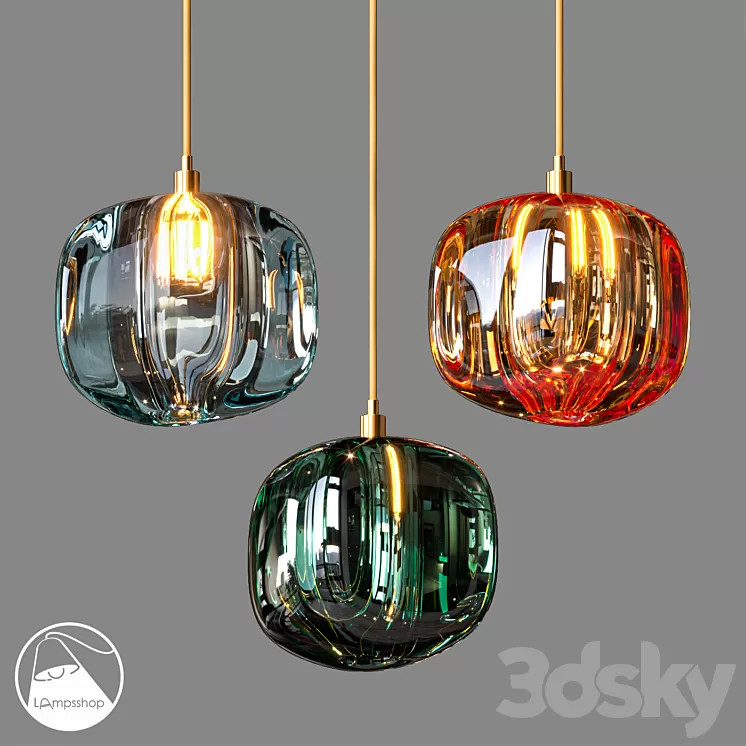LampsShop.com PDL2248 Pendant Froght 3D Model