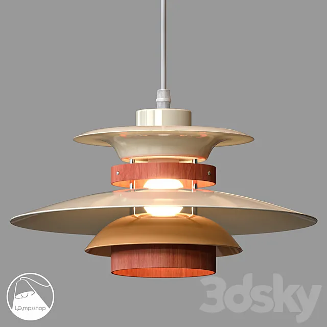 LampsShop.com PDL2447 Pendant Cecher 3D Model