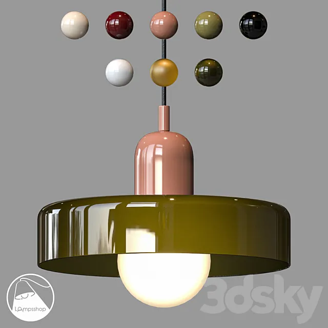LampsShop.com PDL2526 Pendant Oltano 3D Model