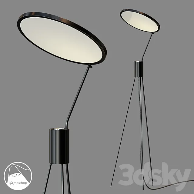 LampsShop.com T6048 Floor Lamp Ecrate 3DModel